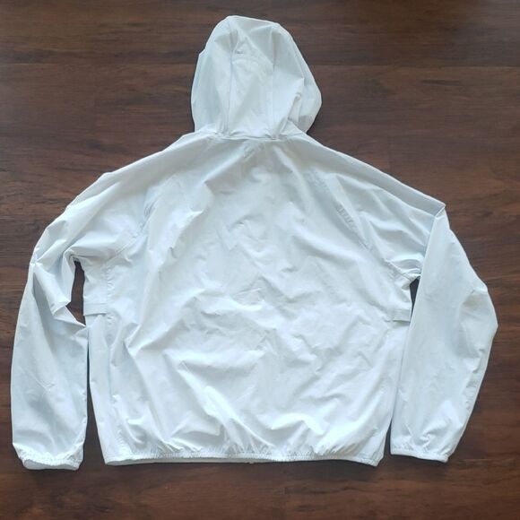 Vuori Womens White Chic Athleisure Renew Trainer Shell Zip-Up Jacket Size Large - Picture 8 of 8